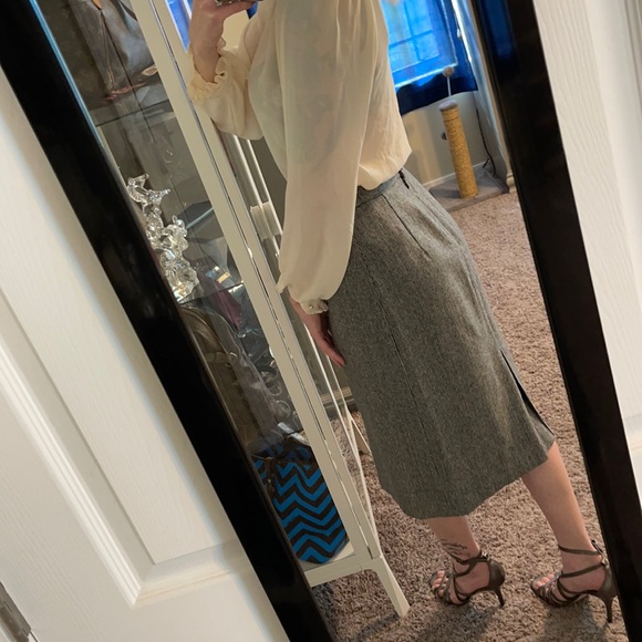 Vintage Christy Hall wool blend pencil skirt - Picture 13 of 13